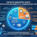 Crypto : 74 % des plateformes privilégient désormais la fiabilité des vérifications à la vitesse d’onboarding