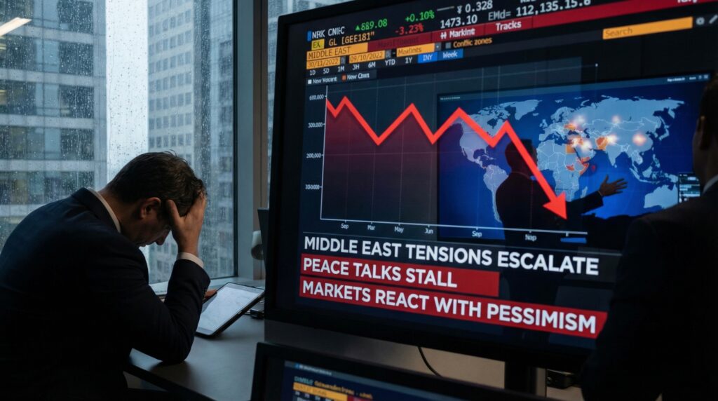 Pessimisme pour une résolution rapide du conflit au Moyen-Orient sur les marchés financiers