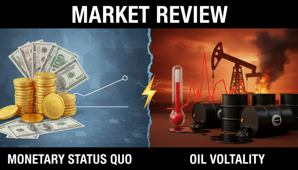 La revue des marchés — Statu quo monétaire et volatilité pétrolière