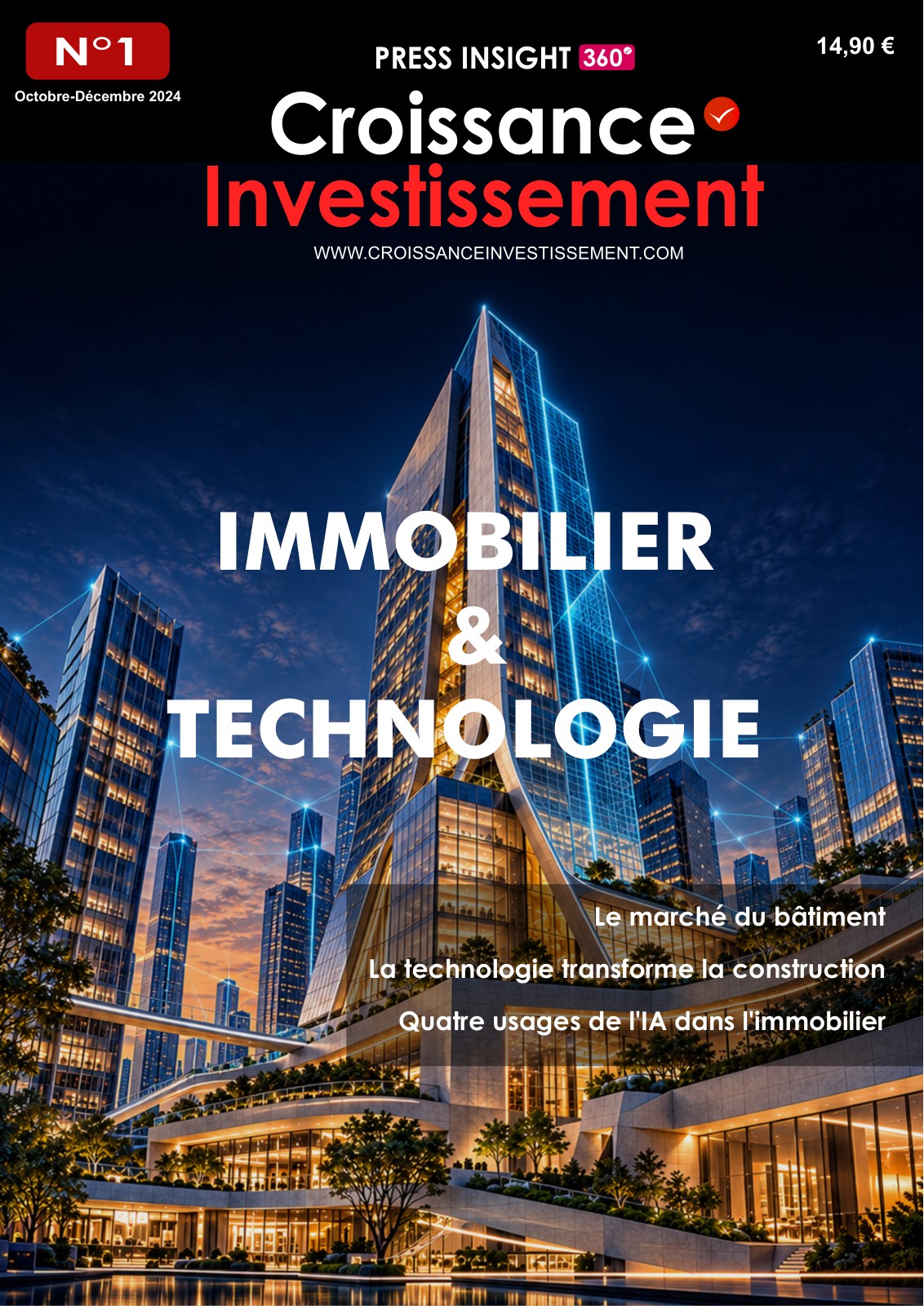 Couverture Croissance Investissement N°1 — Immobilier & Technologie